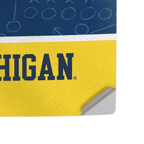 University of Michigan Jersey Split PS5 Digital Edition Console Skin